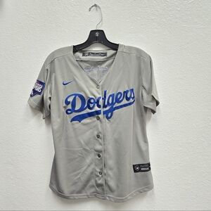 Mookie Betts #50 Works Series Championship 2020 Nike Gray and Blue Men's Jersey